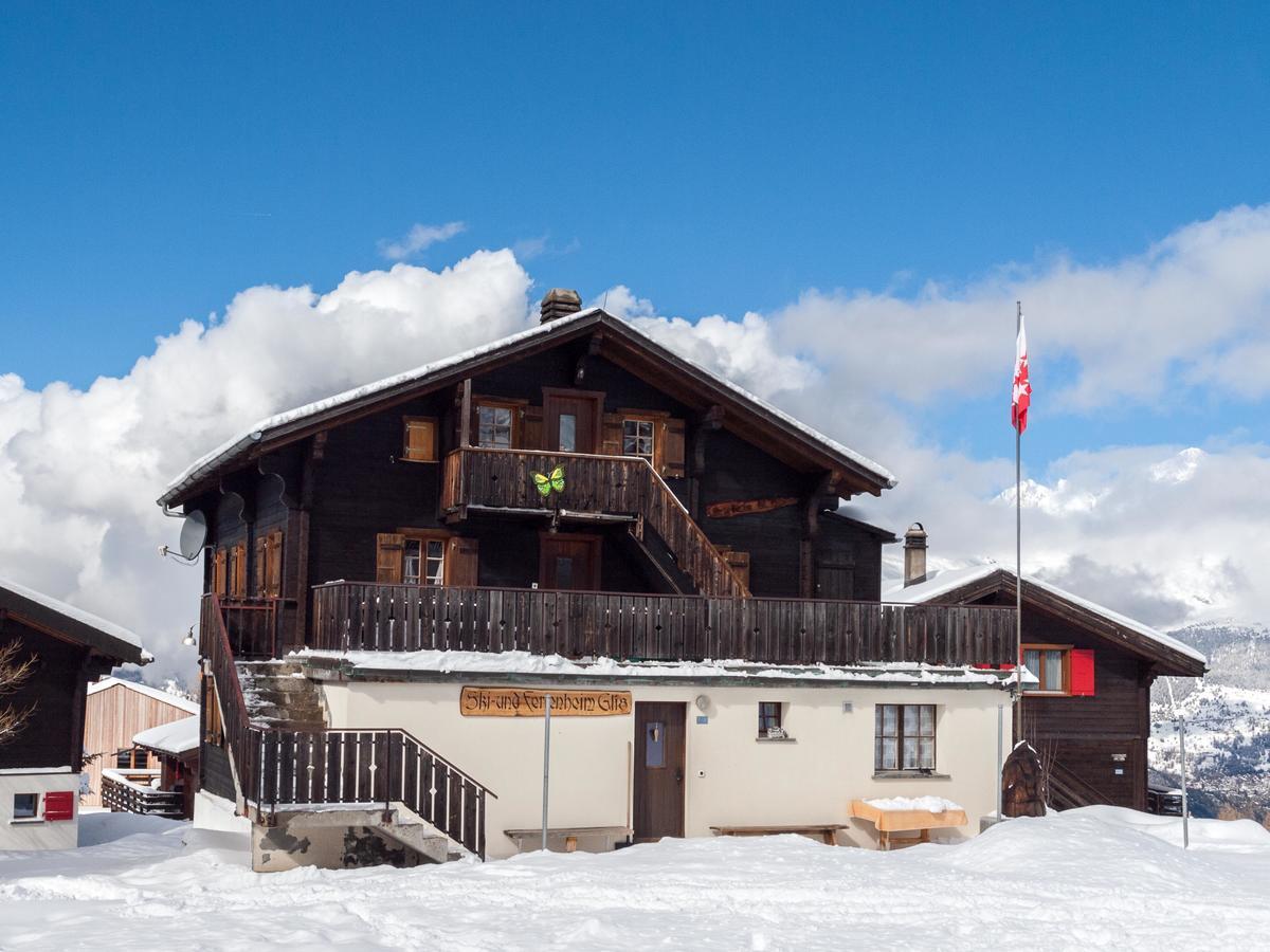 Gruppenhaus Im Walliser Alpstyle Rosswald Exteriör bild