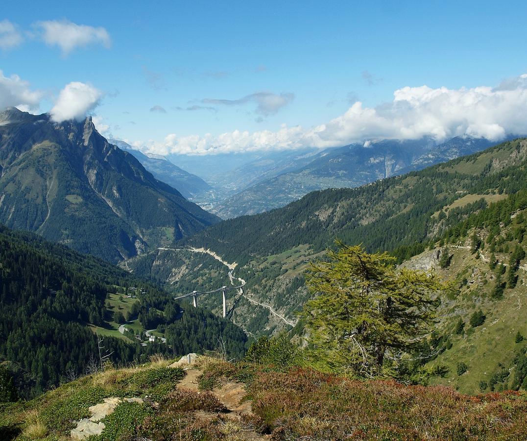 Gruppenhaus Im Walliser Alpstyle Rosswald Exteriör bild