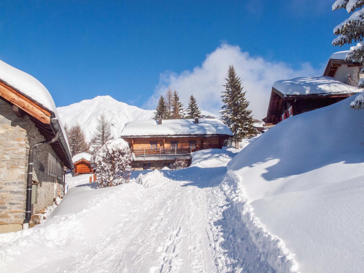 Gruppenhaus Im Walliser Alpstyle Rosswald Exteriör bild