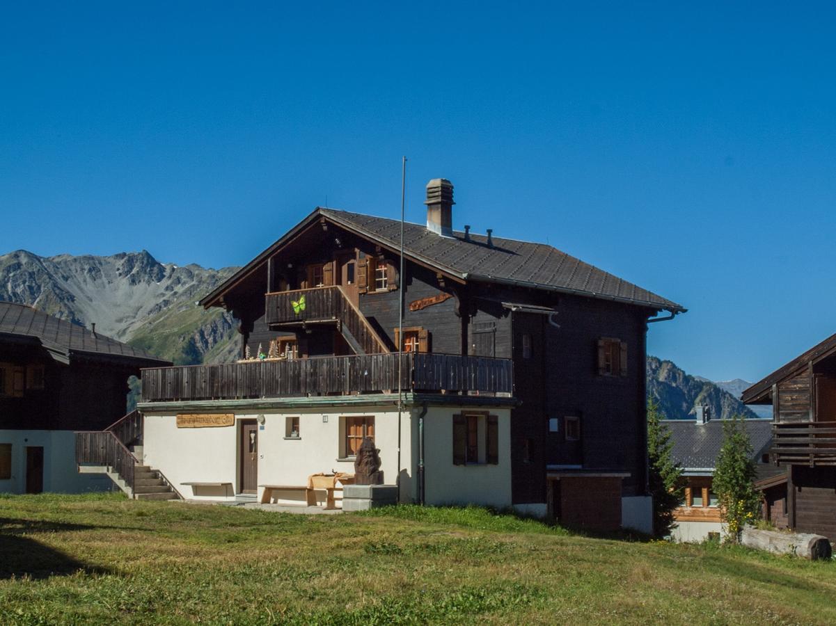 Gruppenhaus Im Walliser Alpstyle Rosswald Exteriör bild