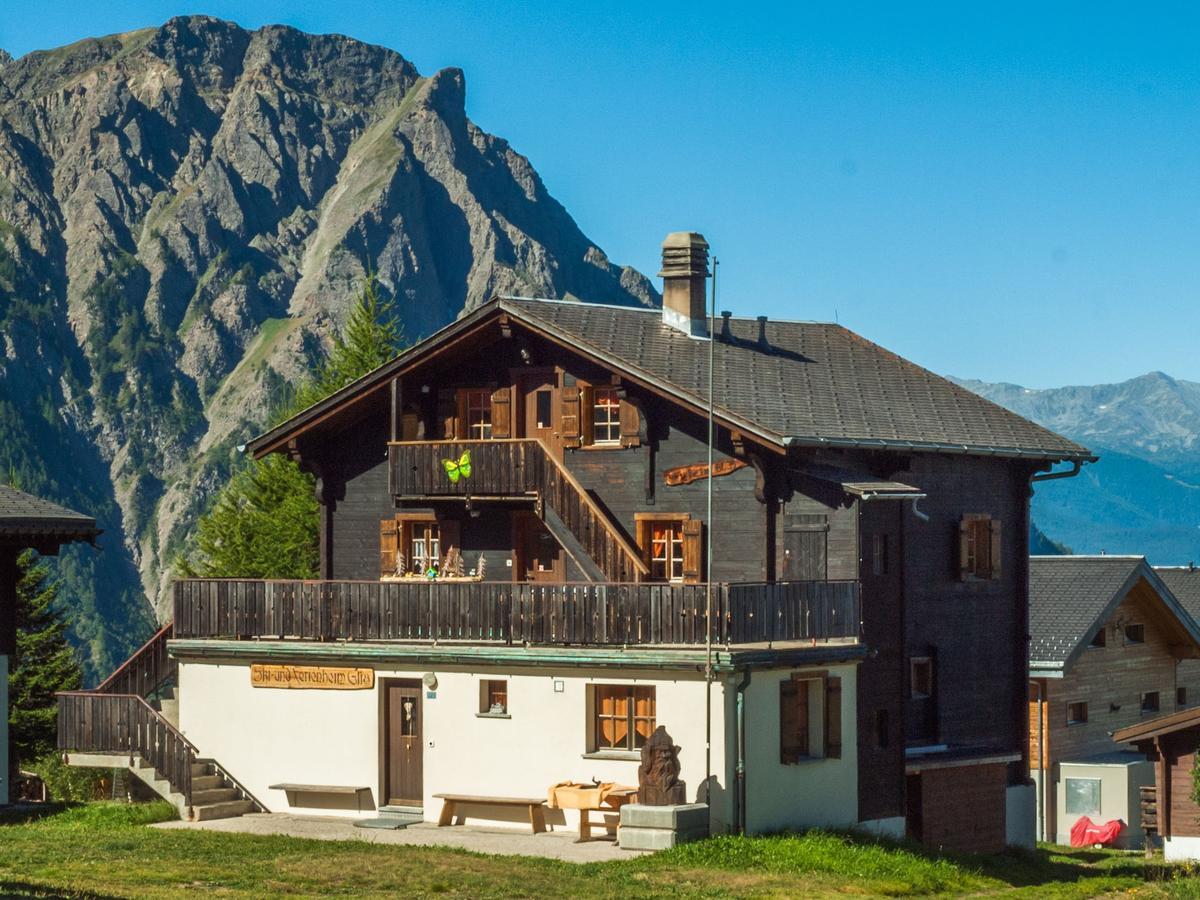 Gruppenhaus Im Walliser Alpstyle Rosswald Exteriör bild