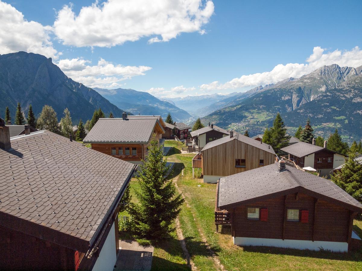 Gruppenhaus Im Walliser Alpstyle Rosswald Exteriör bild